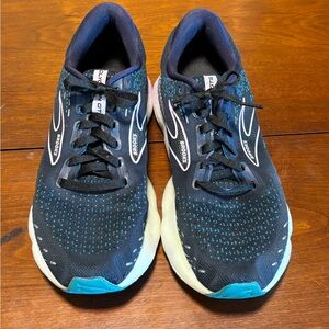 Size 9.5 - Brooks Glycerin GTS 20 Wide Peacoat Pastel Lilac W